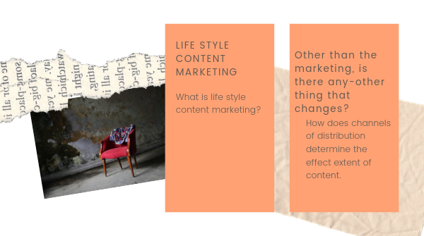 Life style content marketing